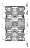 Rotary Thermal Engine - Section through Exhausted and Admission Blocks