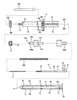 Safety syringe with retractable needle - Exploded view of safety syringe