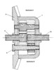 Spur gear differential - A-A and B -B sections for figure 3