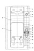 Device to change railway track - Top view of device