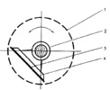 Seeds Cylindric Separator with Calibration - Cross Section