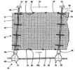 Continuous fabrication equipment for a building element - Lateral View