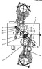 Four-stroke internal combustion engine - cross section