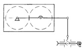 Loading device by means of tilting the case around the axis of a gear