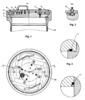 Cover with quick opening-closure for pressure tanks - Section and Main View