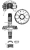 Semi-automatic gearbox - final output shaft; block satellite and planetary gears and lock