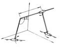 Relative coordinates of a RSCR mechanism