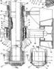 Rolling asembly for variable gauge bogie - cross section III-III, wheel blocked for small gauge