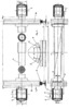 Bogie axle box - front and side view and partial section