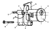 Key lock - general view, locked