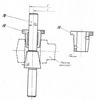 Section through the device version with tapered chuck collet