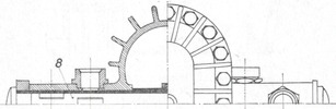 After a horizontal longitudinal section, the hydraulic robot device.