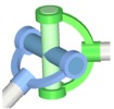 Cardan joint in 3d