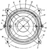 Coupling for Misalignment Shafts - Cross Section through Half-Coupling