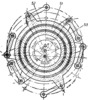 Coupling for Misalignment Shafts - Section through Coupling with Misalignment Shafts