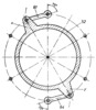 Coupling for Misalignment Shafts - Section through an Intermediate Ring
