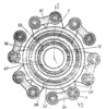 Coupling for Misalignment Shafts - Section through a Coupling with Elastic Elements