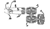 A combination of multi-block along with a multi-block with a link, which is designed as a gripping device