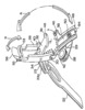 Double Action Buckle - secondary lever elevated from the frame surface