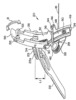 Double Action Buckle - axonometric view, opened