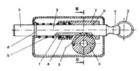 Universal lock for industrial facilities - longitudinal section