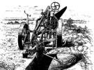 Fowler's steam-plow Rajol for extra deep cultures, up to 30 inches