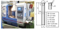 3 axis machining center Kondia HS 1000.