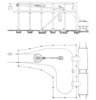 Plan and Elevation of Tension and Discharging Station