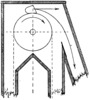 Diagram showing Discharge of Elevator Bucket