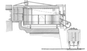 Elevation and Cross Section of the Goodall Machine as Manufactured by W. J. Jenkins & Co., Ltd., of Retford.