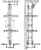 Swing Tray Elevator, in two views