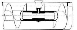 Longitudinal Section of Worm Conveyor Bearing