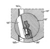 Cylindrical key locks profiled and profiled key for this - Cross section through the cylindrical shaped breech