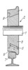 Set of wheels and means for transport, equipped with such wheel assemblies - Analog section of the wheel in another embodiment