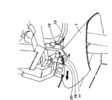 Decorative stitching device for execution on different items,in particularly leather- Perspective view of the device in working position