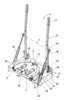 Gymnastics and physical training apparatus - Partial view, overall, for an carrying out versions