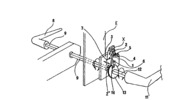 Electrical control device for locking / unlocking a lock with panic function - Schematic view in perspective of the device