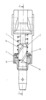 Automatic mounting clamp shorted - Front view with partial section