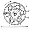 BALL-TYPE GOVERNOR FOR THE IGNITION ADVANCE ANGLE OF AN ENGINE