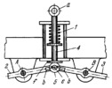 LEVER-TYPE SAFETY DEVICE FOR A LIFT