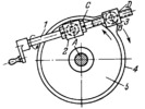 LEVER-TYPE SCREW MECHANISM FOR A CRANK WITH A VARIABLE SETTING ANGLE
