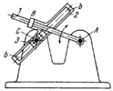 FOUR-BAR ANGLE-TYPE SLOTTED-LINK MECHANISM