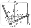 LINK-GEAR MECHANISM FOR MUTUALLY PERPENDICULAR LINK MOTION