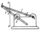 FOUR-BAR LINK-GEAR CONCHOIDAL APPROXIMATE STRAIGHT-LINE MECHANISM