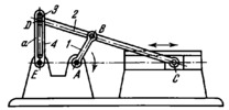SLIDER-CRANK MECHANISM WITH AN ATTACHED SLOTTED LINK