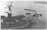 Autogiros flying over New York in 1930
