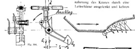 Anordnung des Seil- und Wellenantriebes eines Laufkrans