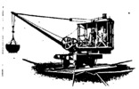 Steam-powered crane