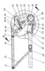 Folding Tricycle - Section A-A in Top View