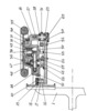Folding Tricycle - Section B-B in Top View